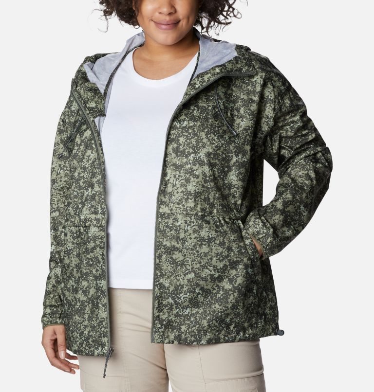 Columbia Alpine Chill Windbreaker Jakke Dame Grønn | Plus Size 84532V